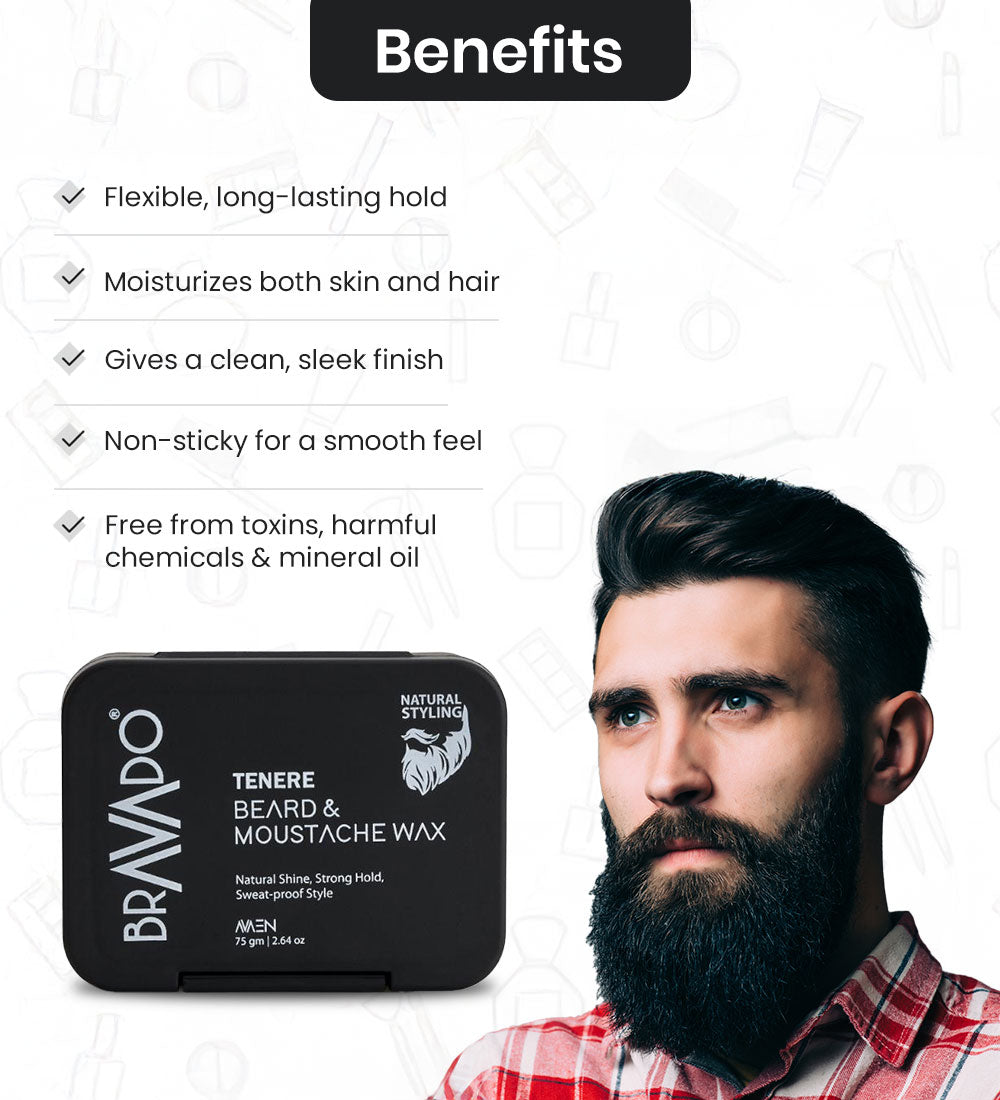 Bravado beard and moustache wax